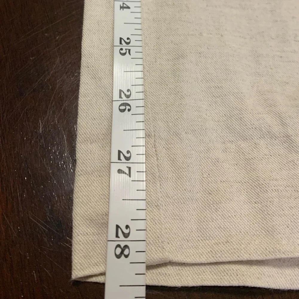H&M M Cotton Linen Coastal Wide Leg Casual Pants‎ Sand
